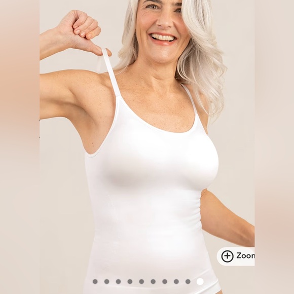 Shapermint White scoop neck cami - Picture 1 of 2